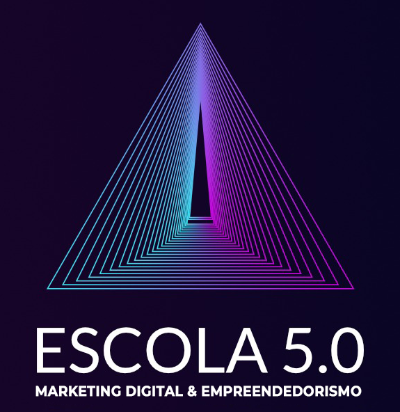 Logo Escola 5.0 Azul marinho