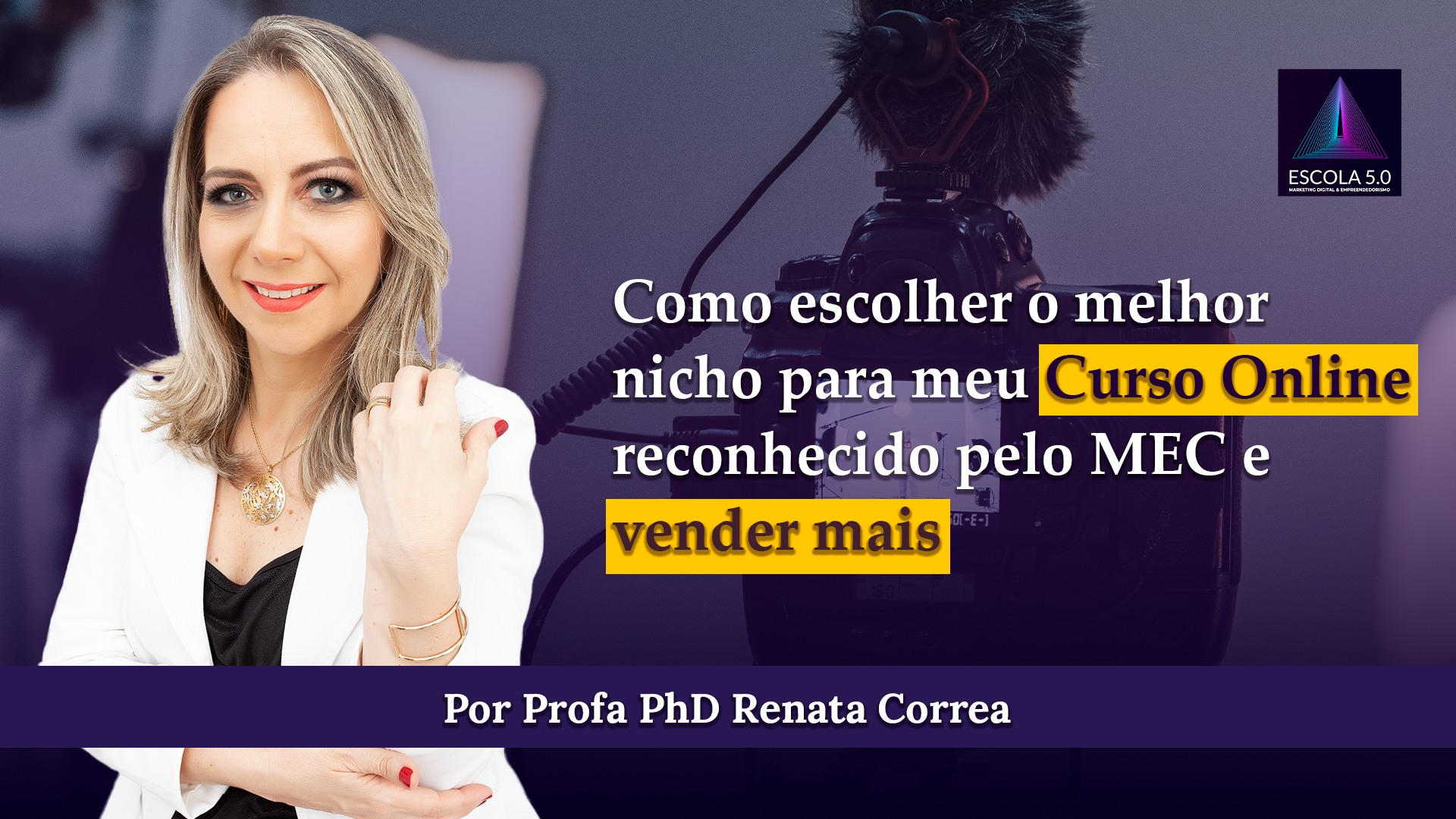 Como escolher o melhor nicho para meu curso online reconhecido pelo MEC e vender mais.